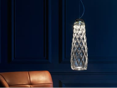 PINECONE - Blown glass pendant lamp by FontanaArte