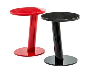 PIPE - Round steel side table by Moroso