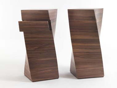 PIROETTE - Solid wood chest of drawers by Porada