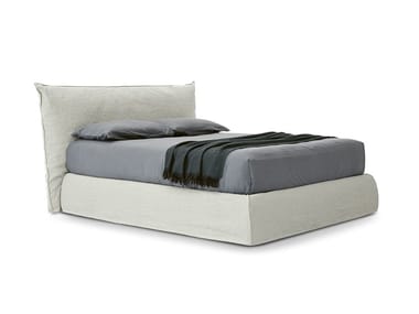 PIUMOTTO - Upholstered fabric double bed by Pianca