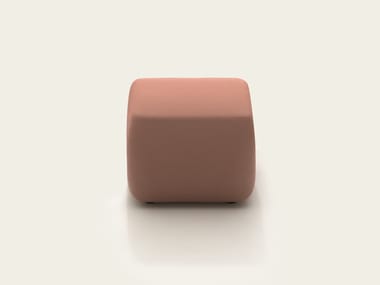 PIX CUBO - Square fabric pouf by Arper