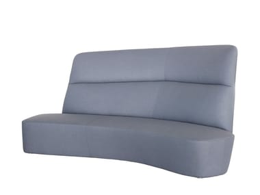 POLAR ALCOVE - Fabric bench seating with back by Tacchini