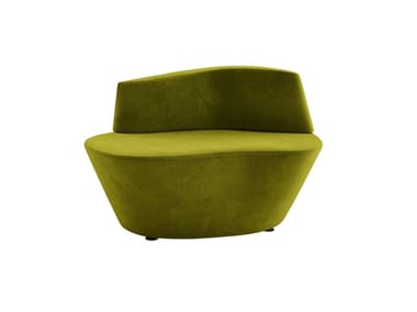 POLAR - Leather armchair by Tacchini