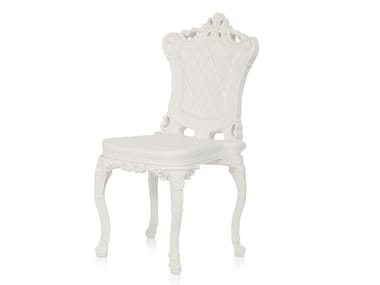 PRINCESS OF LOVE - Contemporary style tufted plastic garden chair by Slide