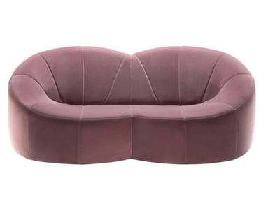 PUMPKIN - 2 seater fabric sofa by Ligne Roset