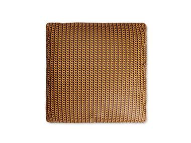 MOTIF - Square leather cushion by Poltrona Frau