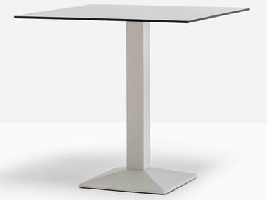 QUADRA 4160 - Square steel table by Pedrali