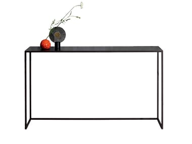 QUADRO - Rectangular ceramic console table by Sovet Italia