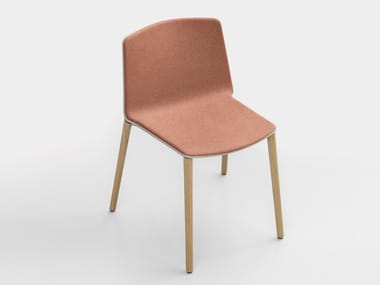 RAMA - Upholstered stackable chair by Kristalia