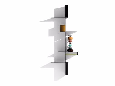 RANDOMISSIMO - Sectional floating plate bookcase by MDF Italia