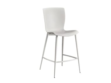 RAP.TT.SS - Polypropylene stool with back by Colico