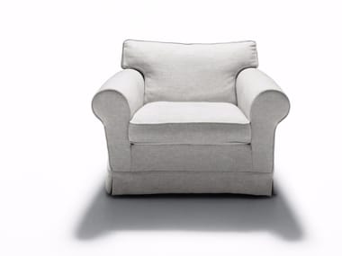 REGENT'S '16 - Fabric armchair with removable cover by DE PADOVA