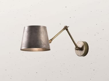 REPORTER 271.05 - Adjustable metal wall lamp with swing arm by Il Fanale