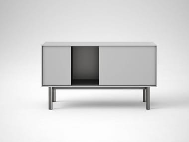 REVERSE - Wooden sideboard with doors by Novamobili