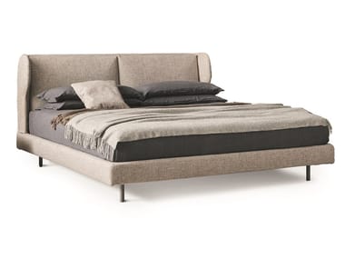 RIVER - Fabric double bed by Bonaldo