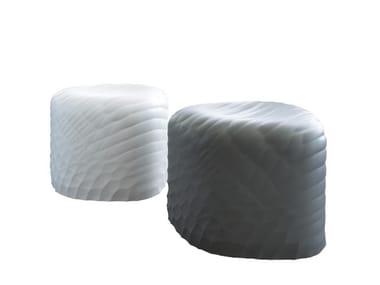 RIVER STONE - Soft Touch Plus polyurethane pouf by Tonon