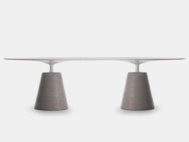 ROCK TABLE - Oval table by MDF Italia