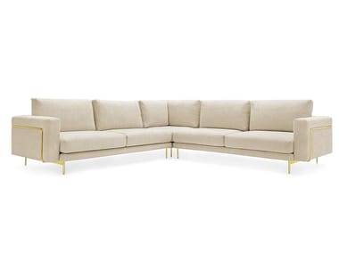 ROD - Corner microfiber sofa by Calligaris