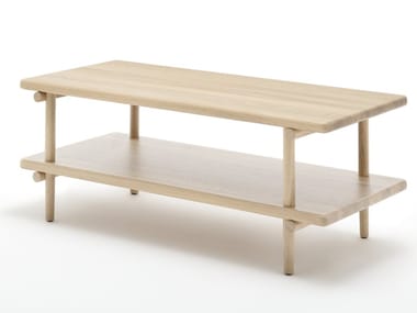 ROLF BENZ 933 - Rectangular wooden coffee table by Rolf Benz