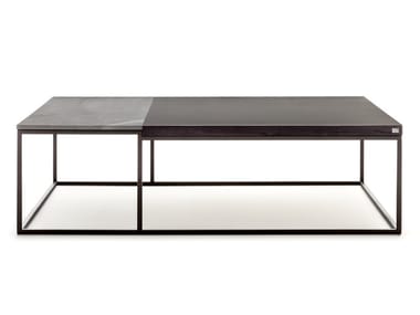 ROLF BENZ 985 - Low rectangular coffee table for living room by Rolf Benz