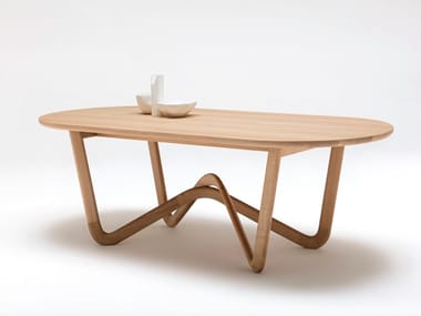 ROLF BENZ 988 - Solid wood table by Rolf Benz