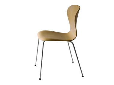 S 220 - Stackable wooden chair by Thonet