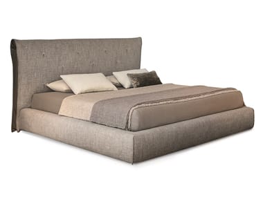 SADDLE - Upholstered fabric double bed by Bonaldo