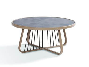 SALLY - Round laminate garden side table by Coro