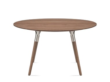 SALT & PEPPER 843 - Round solid wood table by Tonon