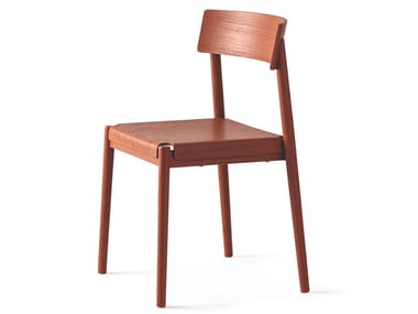 SCANDIA - Open back solid wood chair by Calligaris