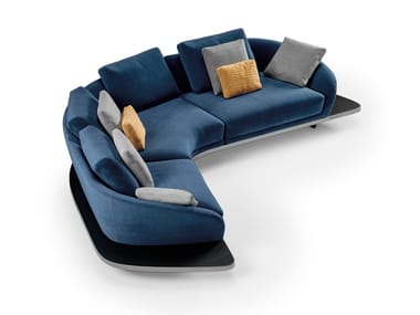 SEGNO - Corner leather sofa by Reflex