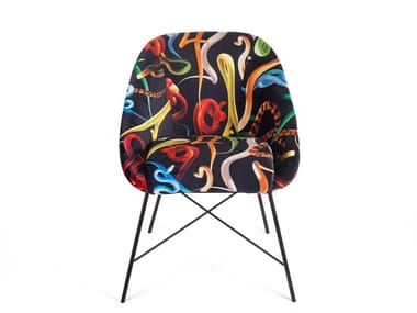 SNAKES - Upholstered fabric chair (Request Info)