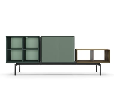 SEMITON 3 UNITS - Modular MDF sideboard by Arper