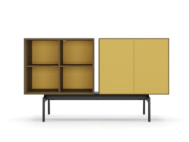 SEMITON 2 UNITS - Modular MDF sideboard by Arper