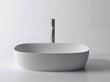 SENSO - Countertop oval Flumood® washbasin by Antonio Lupi Design