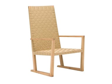 SERENA TEAK BU1195 - Garden teak easy chair by Andreu World