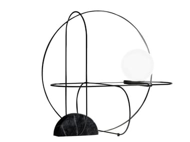 SETAREH - LED metal table lamp by FontanaArte