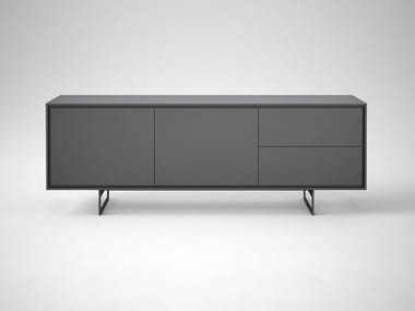 SHADOWS - Sideboard with doors with drawers by Novamobili