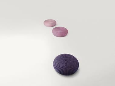 SHELL - Round garden pouf by Paola Lenti