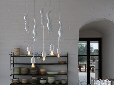 SHERWOOD & ROBIN - Ceramic pendant lamp by Karman