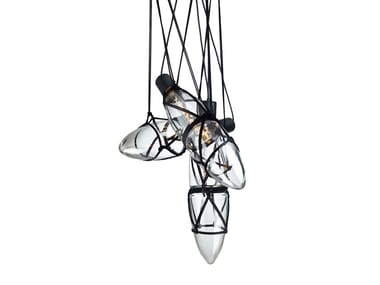 SHIBARI - Blown glass pendant lamp by bomma