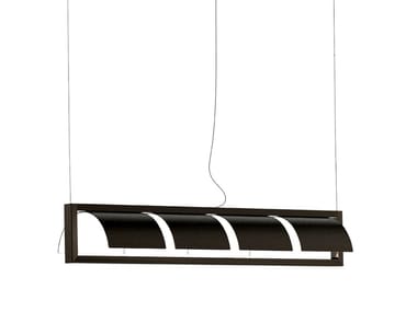 SHIELD - Metal pendant lamp by Giorgetti