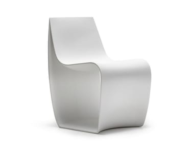 SIGN MATT - Garden polyethylene easy chair by MDF Italia