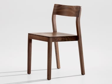 SIT - Stackable solid wood chair by Zeitraum