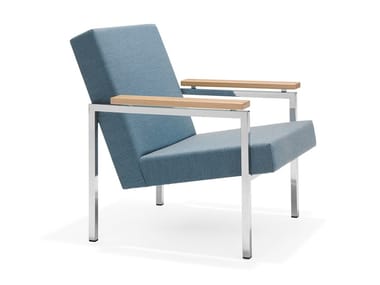 SI?STA LOUNGE - Easy chair with armrests by Casala