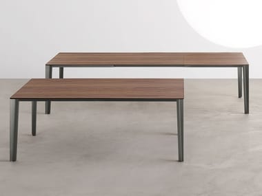 SKIN - Extending rectangular MDF table by Desalto