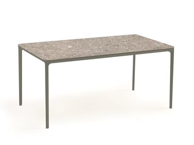 SLIM RECTANGULAR - Rectangular ceramic table by Sovet Italia