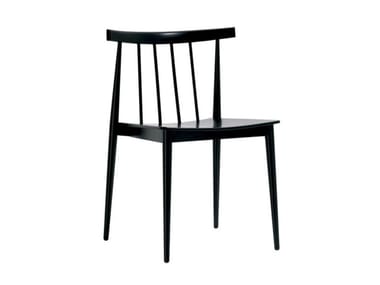 SMILE SI0323 - Stackable open back beech chair by Andreu World