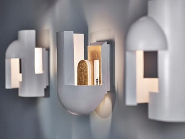 SOUL STORY 1 - LED plaster wall lamp by DCW Editions