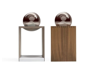 SPAZIOTEMPO - Wooden table lamp by Giorgetti